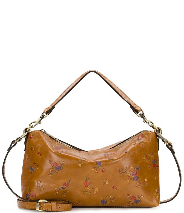 パトリシアナシュ レディース 御徒面子 御花柄 御花 Patricia Nash Kolena Floral Crossbody Bag Lightan タン