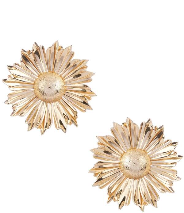 アンナ&アヴァ レディース アクセサリー ピアス・イヤリング Anna & Ava Sunflower Stud Earrings Gold ゴールド|ReVida 店