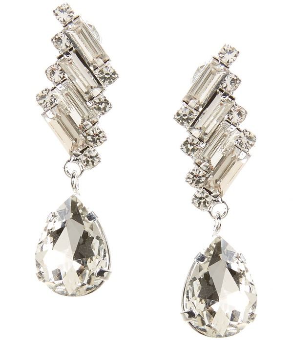 セザンヌ レディース アクセサリー ピアス・イヤリング Cezanne Briane Wing Drop Earringsilver/Crystal シルバー｜ReVida 店