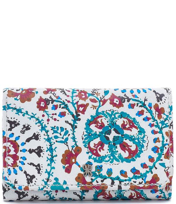ホボ レディース 付属品 紙入れ HOBO Jill Trifold Wallet Batik Blooms