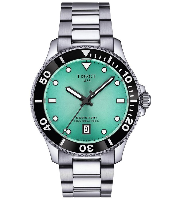 ティソット レディース 佩び物 ウォッチ プルオーバー Tissot Men\u0027seastar 1000 GTS Automatic Stainlessteel Bracelet Watch Silver しろがね色