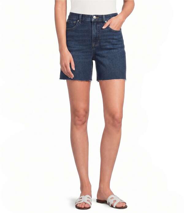 スパンク レディース ボトムス ハーフパンツ・ショーツ ショートパンツ SPANXshape Authentic 360 Raw Hem Jean Shorts Percy Wash|ReVida 店