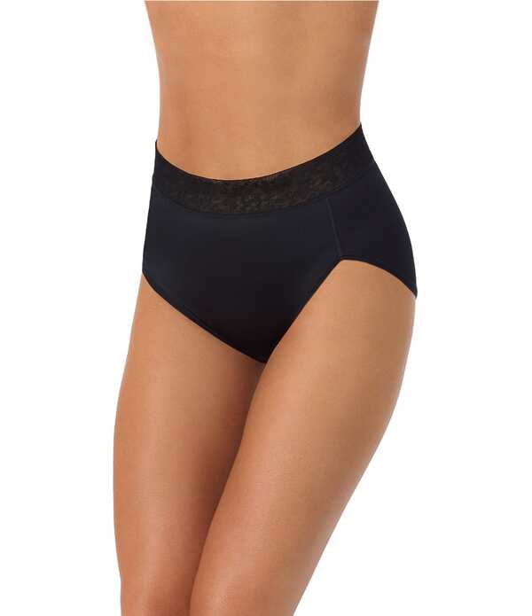 レミステレー レディース アンダー御召しもの ズボン下 Le Mystere Safari French-Cut Microfiber Brief Black 黒いこと