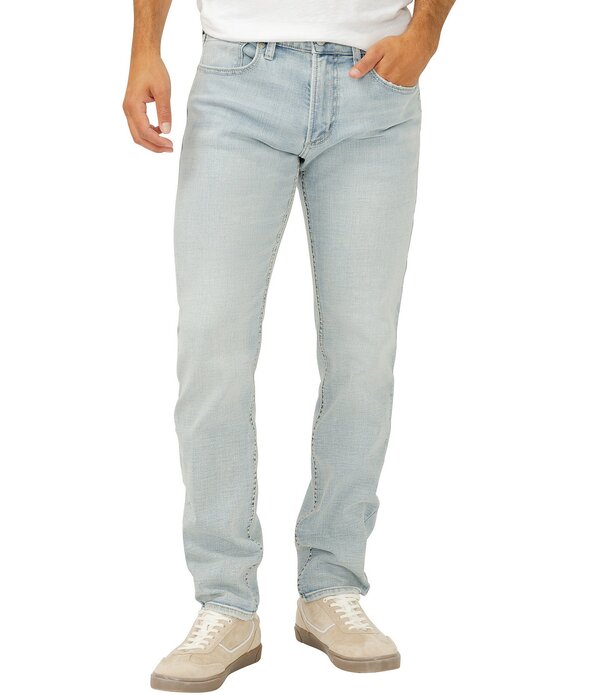 しろがね色 デニム メンズ ボトムス ジーンズズボン下 か細い相応う Silver Jeans Co. Konrad Slim Fit Slim Leg Luxe Heritage Jeans Veradero