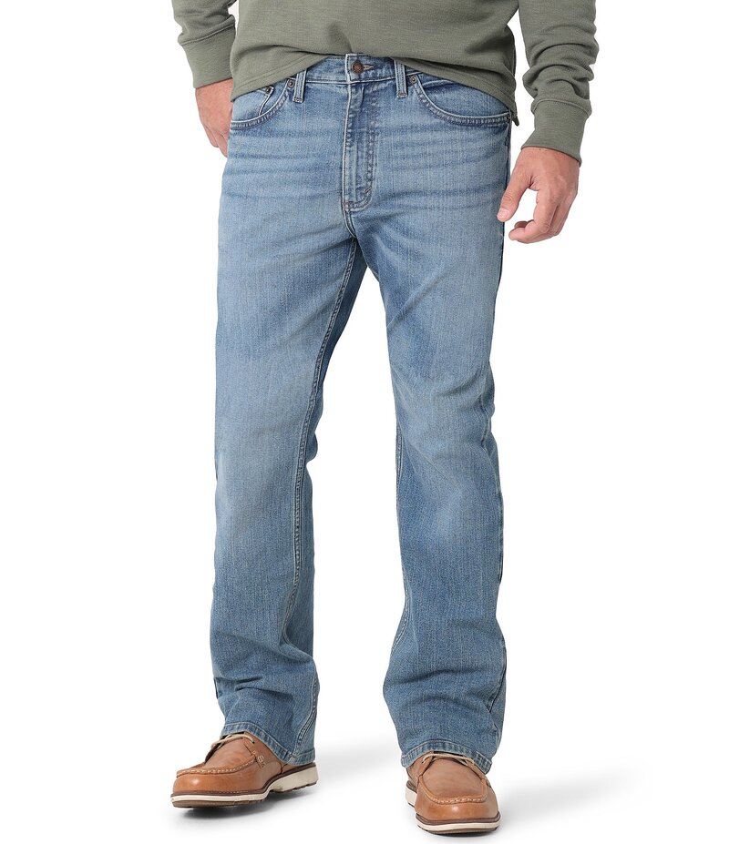 ラングラー メンズ ボトムス デニムパンツ リラックスフィット ブーツカット デニム ブーツ ジーンズ WranglerR Relaxed Fit Stretch Bootcut Denim Jeans Milo デニム 11,535円