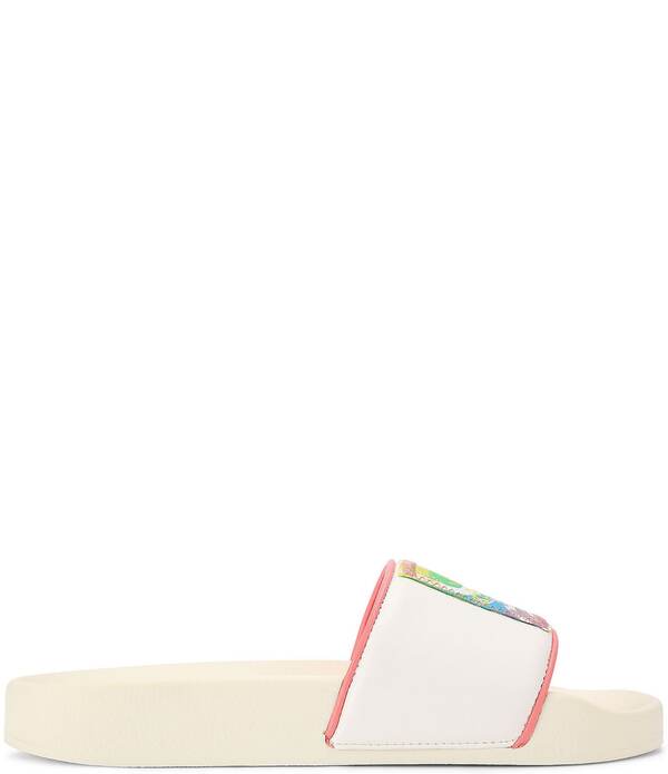 カートジェイガーロンドン レディース シューズ パンプス サンダル Kurt Geiger London Kurt\u0027s Cabana Meena Pool Slide Sandals White Combo 白いこと