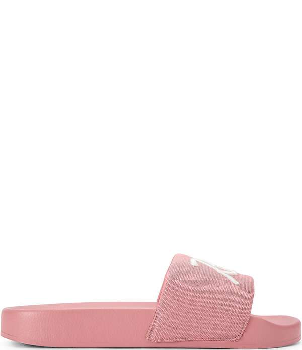 カートジェイガーロンドン レディース シューズ パンプス サンダル Kurt Geiger London Kurt\u0027s Cabana Meena Canvas Pool Slide Sandals Pink サクラ色