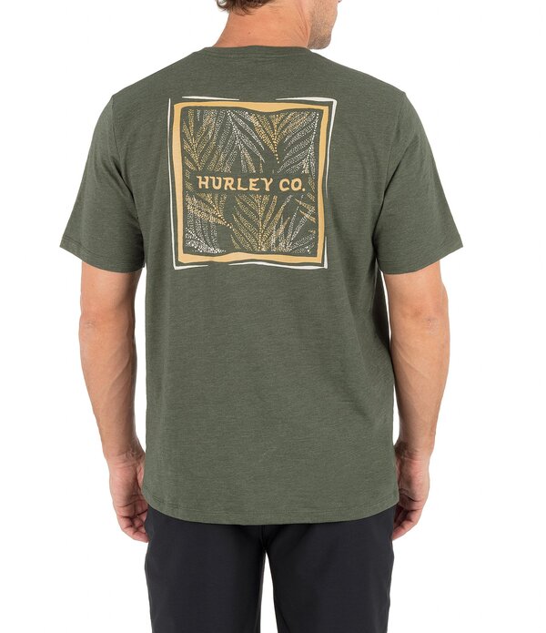 ハーレー メンズ トップス プルオーバー ロゴタイプ Hurley Journey Logo Short Sleeve T-Shirt Charcoal Fern 濃灰色