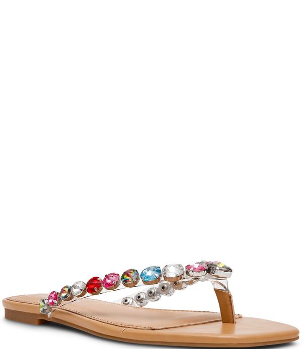 スティーブ マデン レディース シューズ サンダル Steve Madden Marble Rhinestone Flathong Sandals Bright/Multi マルチ色合い
