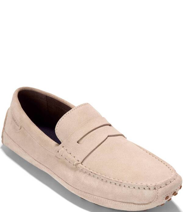 コールハーン メンズ シューズ スリッポン・ローファー Cole Haan Men's Hall Grand Penny Loafer Drivers Oxford Tan/Gum タン|ReVida 店