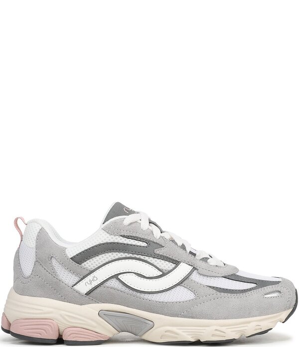 ライカ レディース シューズ スニーカー メッシュ スピード競技 Ryka Women\u0027s Ultimate X Mesh Lightweight Lace Up Sneakers Paloma Grey 薄墨色