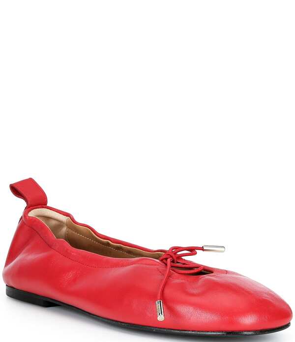 アロハス レディース シューズ パンプス レザー ALOHAS Rosalind Leather Ballet Flats Red レッド|ReVida 店