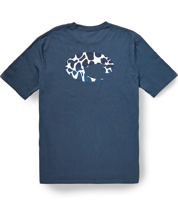 コスタ メンズ トップス シャツ アニマル柄 プリント Costa Short Sleeve Animal Print C Wave T-Shirt Grey グレー｜ReVida 店