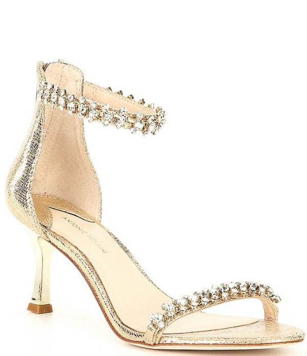 ディズニープリンセスのベビーグッズも大集合 サンダル レディース メラーニ アントニオ シューズ Gold Glimmer Sandals Dress Embellished Madalyn 31 Glimme Www Bokenjima Jp