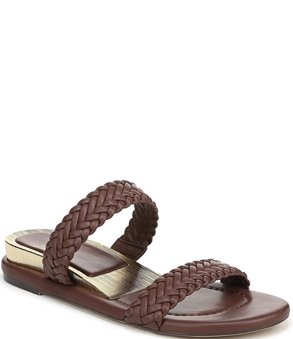 フランコサルト レディース シューズ サンダル Sarto by Franco Sarto Maggie2 Bandedemi Wedge Slides Coffee コーヒー｜ReVida 店