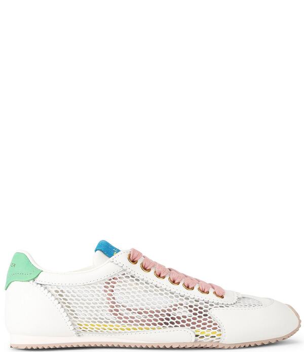 カートジェイガーロンドン レディース ボトムス カジュアルパンツ メッシュ スニーカー Kurt Geiger London Kurt's Cabana Islington Curve Mesh Sneakers White Combo ホワイト｜ReVida 店