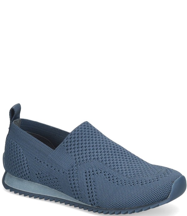 ボーン レディース シューズ スニーカー 編み物 Bornewbury Stretch Knit Slip Ons Denim ジーンズ