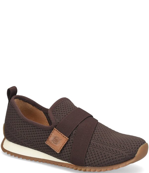 ボーン レディース シューズ スニーカー 編み物 Bornewbury Stretch Knit Banded Slip Ons Espresso