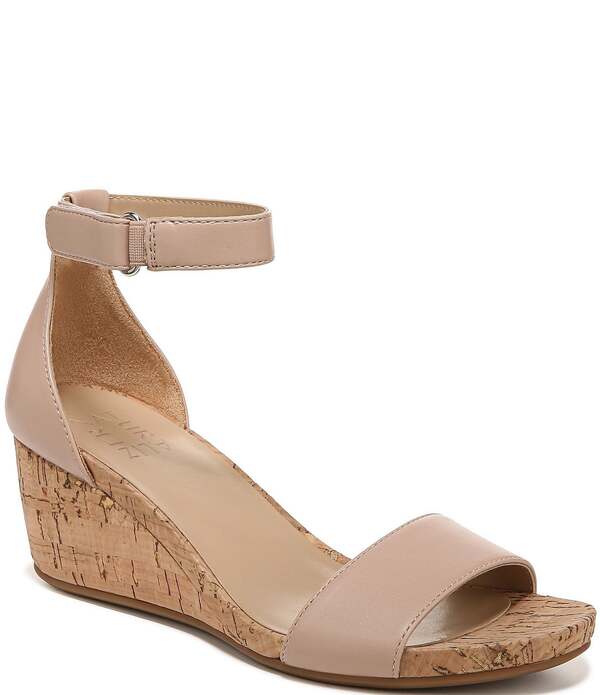 ナチュライザー レディース シューズ サンダル アンクル Naturalizer Aredankle Strap Wedge Sandals Vintage Mauve|ReVida 店