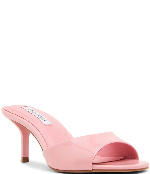 スティーブ マデン レディース シューズ サンダル Steve Madden Kendrix Patent Dresslide Sandals Pink サクラ色