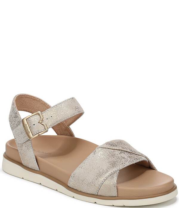 お医者さん・肩かけ レディース シューズ パンプス サンダル トール なめし革 Dr. Scholl\u0027s Free To Move Metallic Leather Sandals Gold ゴールド