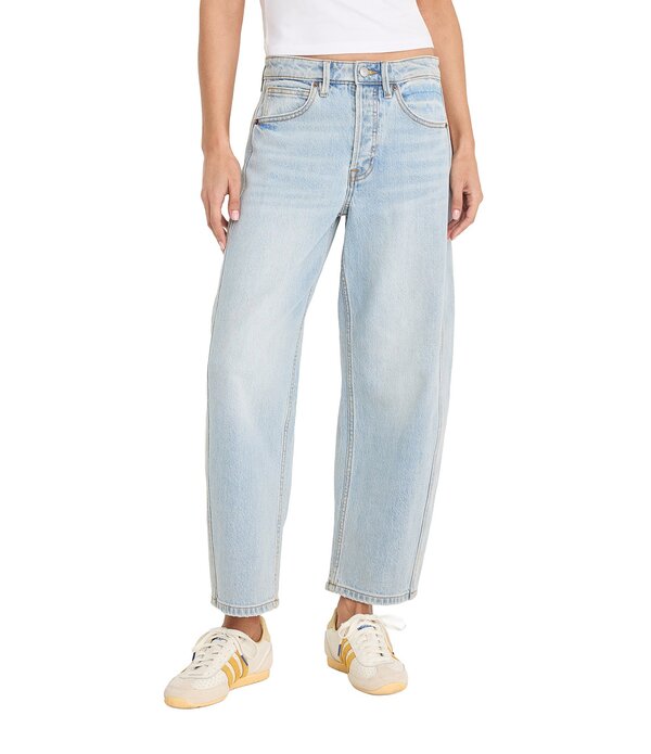 グッドアメリカン レディース ボトムス デニムパンツ ヴィンテージ アンクル Good American Vintage Barreleg High Rise Anklength Denim Jean Indigo1351 デニム｜ReVida 店