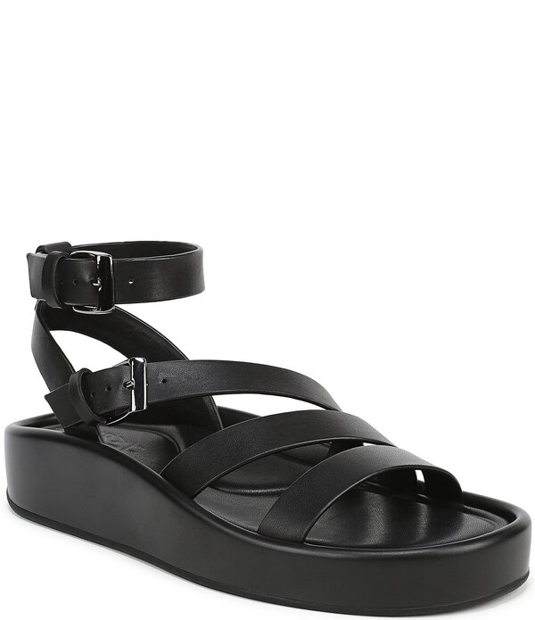 ナチュライザー レディース シューズ サンダル プラットホーム なめし革 Naturalizer So-Sweet Leather Strappy Platform Sandals Black 黒いこと