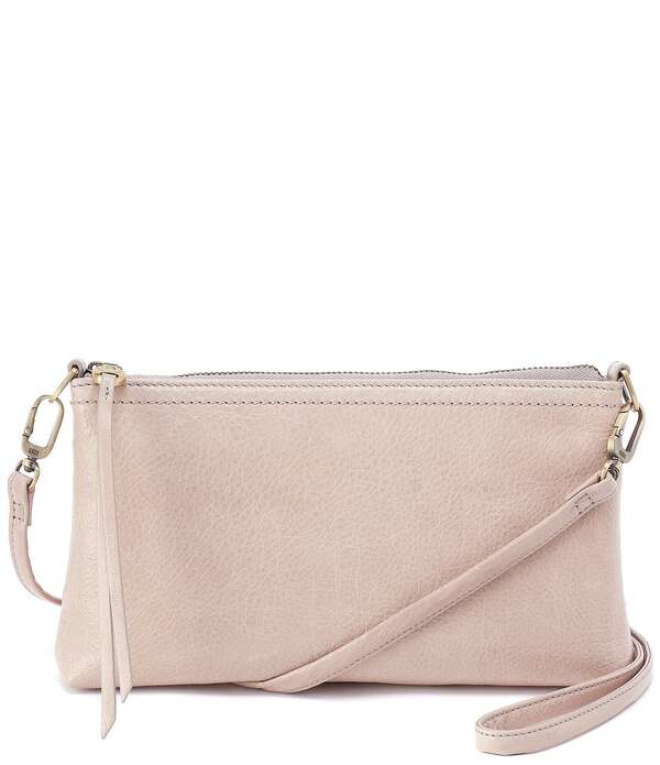 ホボ レディース 御徒面子 なめし革 HOBO Darcy Leather Crossbody Bag Stone Glow 石ころ