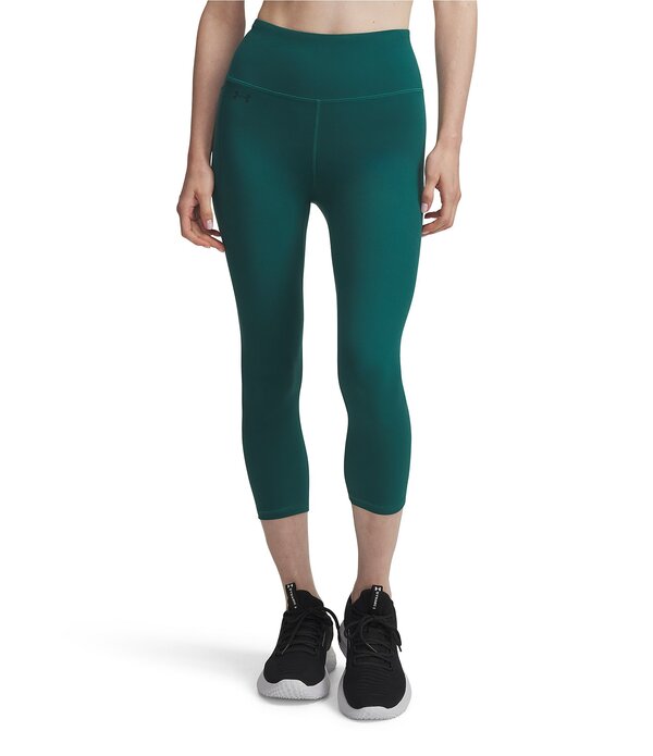 アンダーアーマー レディース ボトムス カジュアルパンツ キャップ レギンス Under Armour Motion High Rise Capri Leggings Rack Green グリーン｜ReVida 店