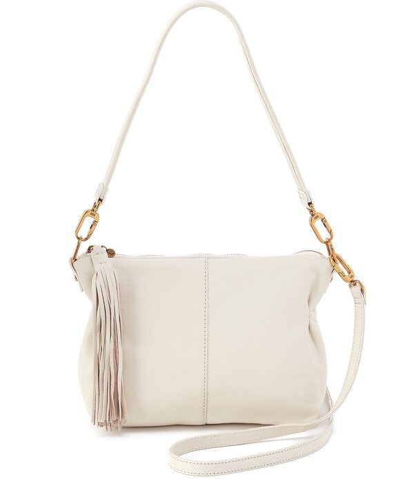 ホボ レディース バッグ レザー HOBO Kori Leather Tassel Convertible Crossbody Shoulder Bag Coastal Cloud｜ReVida 店