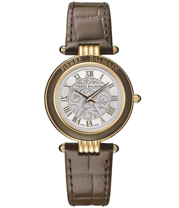 バルマン レディース 付属物 ウオッチ なめし革 Balmain Paris Women\u0027s Quartz Analog Leather Strap Watch Brown 赤銅色