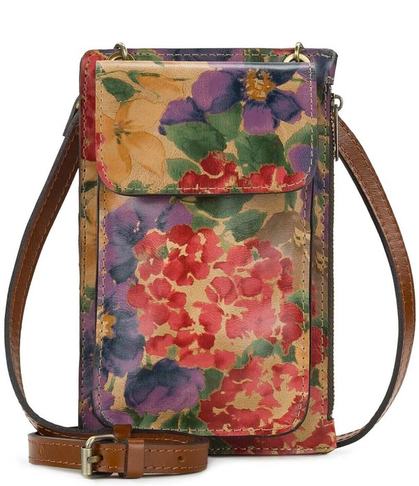 パトリシアナシュ レディース 御徒面子 Patricia Nash Chiavella Phone Crossbody Bag Frenchydrangeas