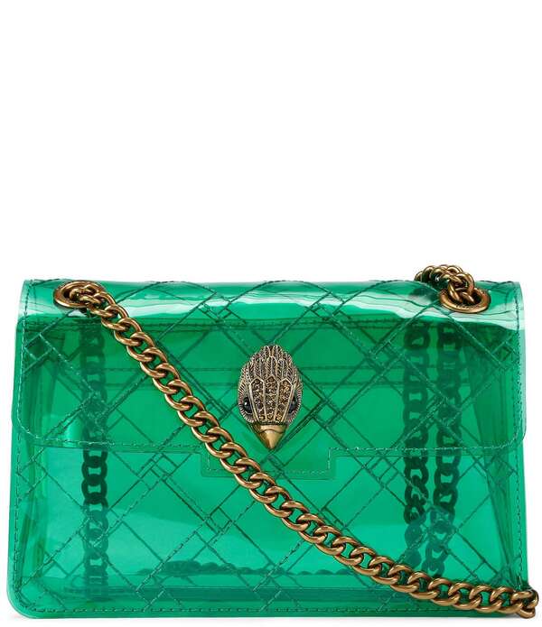 カートジェイガーロンドン レディース 御徒面子 ミニ Kurt Geiger London Vinyl Mini Kensington Convertible Crossbody Bag Turquoise 青緑色
