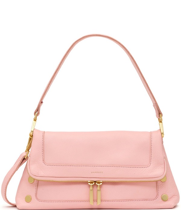 ハミット レディース 御徒面子 Hammitt Beverly Medium Shoulder Bag Flamingo
