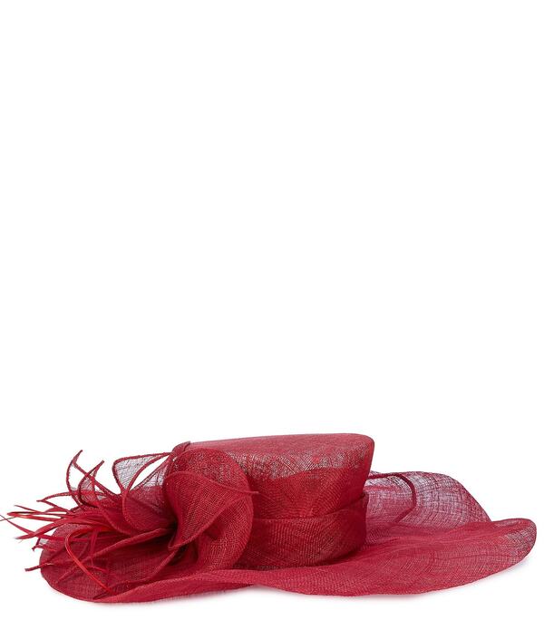 ナターシャ 付属物 レディース 鳥打ち帽 Natashaccessories Dressy Sinamay Fascinator Hat Fuchsia フューシャ