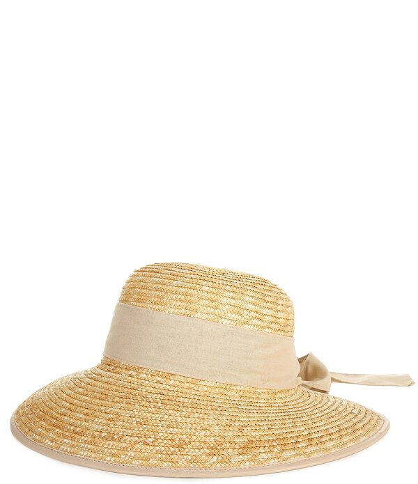 ヴィンスカムート レディース 佩び物 かぶり笠 Vince Camuto Wheatstraw Face Frame Visor Natural
