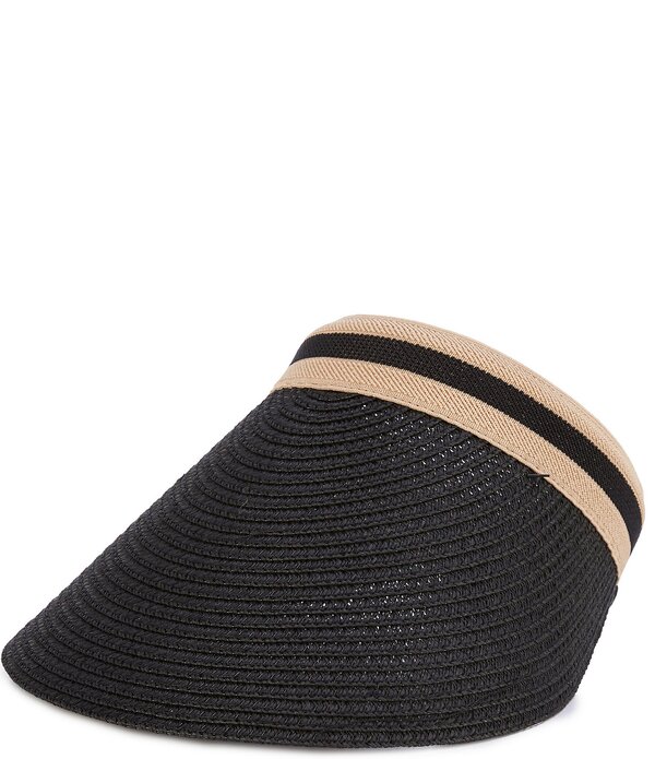 ナターシャ 付属物 レディース 鳥打ち帽 Natashaccessories Layered Visor Hat Black 黒いこと