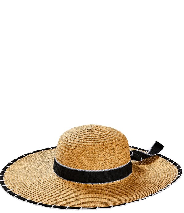 ナターシャ 佩び物 レディース かぶり笠 Natashaccessories Thread Color Trim Floppy Hat Natural