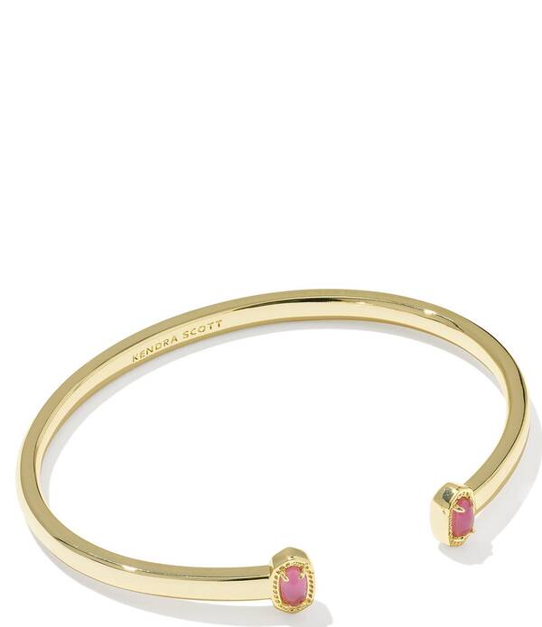 ケンドラスコット レディース アクセサリー ブレスレット・バングル・アンクレット ミニ Kendra Scott Mini Elton Cuff Bracelet Gold Azalea Illusion ゴールド｜ReVida 店