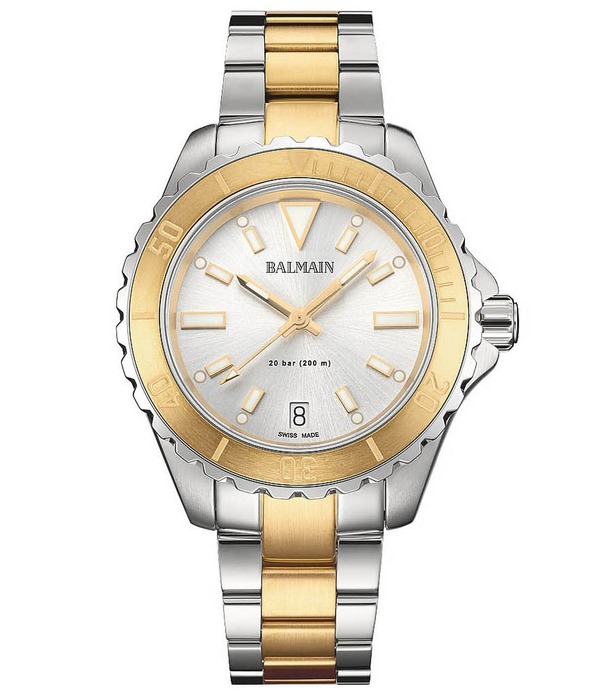 バルマン レディース 付属物 ウオッチ ティーシャツ Balmain Paris Women\u0027s Quartz Analog Two Tone Stainlessteel Bracelet Watch Silver/Gold ゴールド
