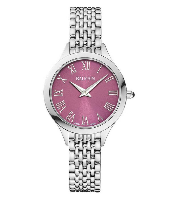 バルマン レディース 佩び物 ウォッチ プルオーバー Balmain Paris Women\u0027s Quartz Analog Round Case Stainlessteel Bracelet Watch Silver しろがね色