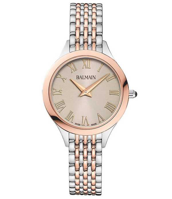 バルマン レディース 付属品 ウオッチ プルオーバー Balmain Paris Women\u0027s Quartz Analog Stainlessteel Bracelet Watch Silver/Rose Gold ゴールド
