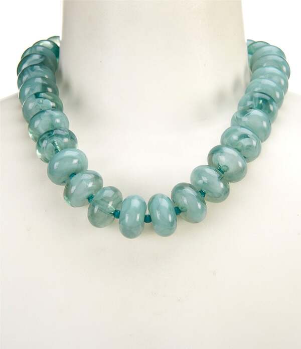 アンナ&アヴァ レディース アクセサリー ネックレス・チョーカー レース Anna & Ava Chunky Beaded Statement Necklace Teal ティール｜ReVida 店
