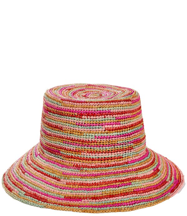 アンナ\u0026アヴァ レディース 付属物 鳥打ち帽 Anna \u0026 Ava Multi Colored Straw Bucket Hat Multi マルチ色つや