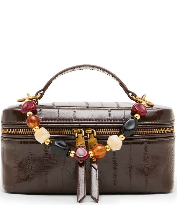 スティーブ マデン レディース 御徒面子 Steve Madden Herra Satchel Crossbody Bag Brown EEL 赤銅色
