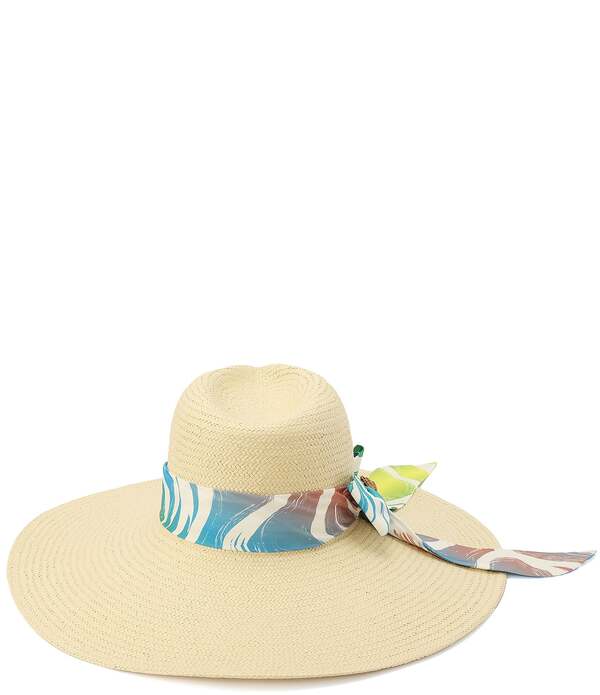 カートジェイガーロンドン レディース 付属物 鳥打ち帽 Kurt Geiger London Campaign Straw Fedora Hat Natural