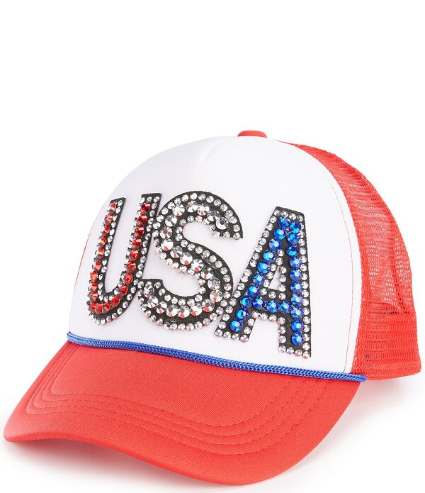 アンナ\u0026アヴァ レディース 付属物 鳥打ち帽 旗がしら Anna \u0026 Ava Embellished USAmericana Baseball Cap Multi マルチ色つや