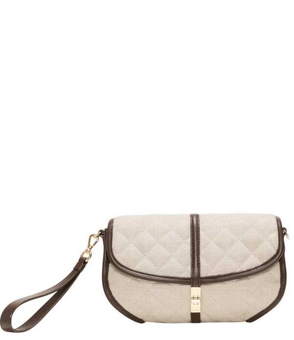 エムジーウォレス レディース バッグ リネン MZ Wallace Smallinen Astor Convertible Clutch Crossbody Bag Sandy Linen|ReVida 店