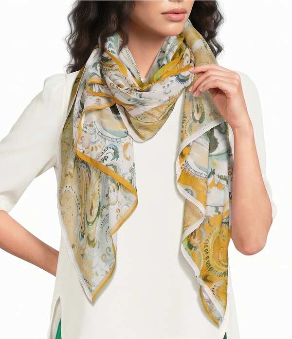 マレーラ レディース 添え物 消音装置・袈裟・えり巻き Marella Mlapontile Scarf Yellow 黄色