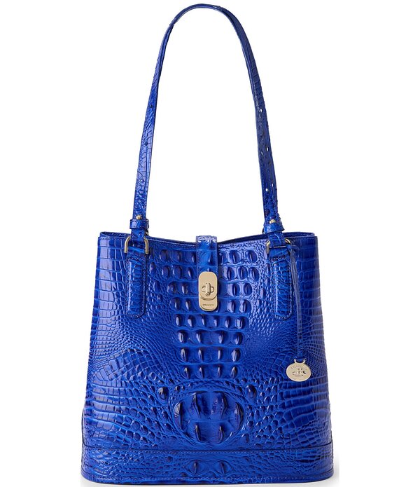 ブランミン レディース バッグ BRAHMIN Melbourne Collection Ultramarine Fiora Bucket Bag Ultramarine|ReVida 店